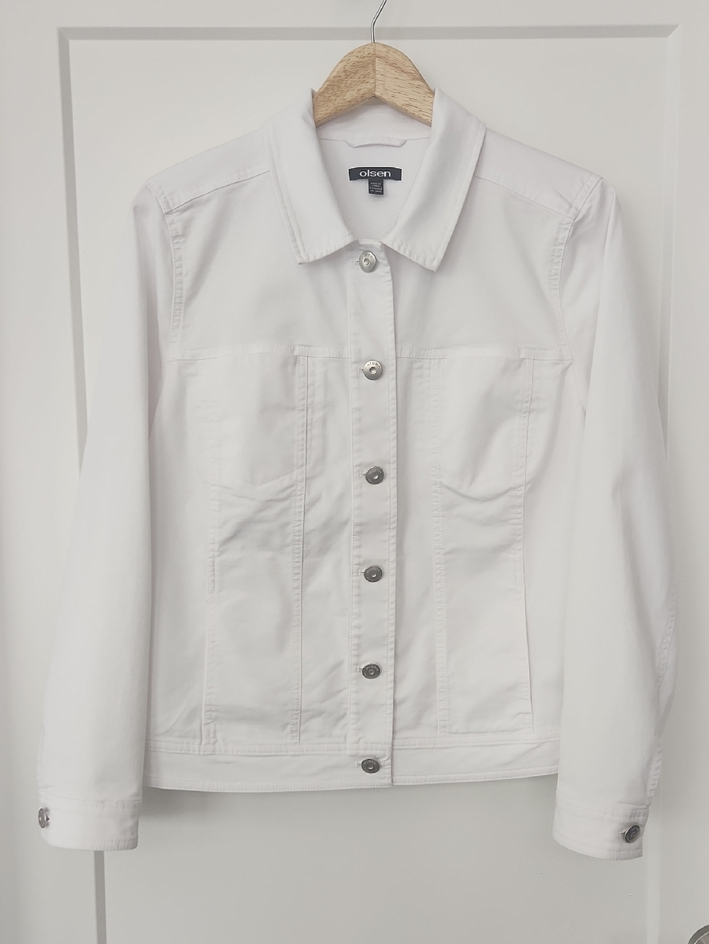 Olsen Europe Stretch Twill Jean Jacket
